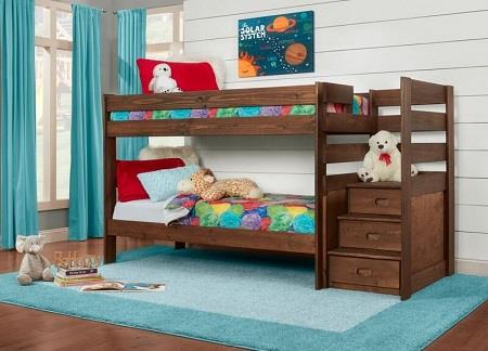Jr. Staircase Bed Chestnut